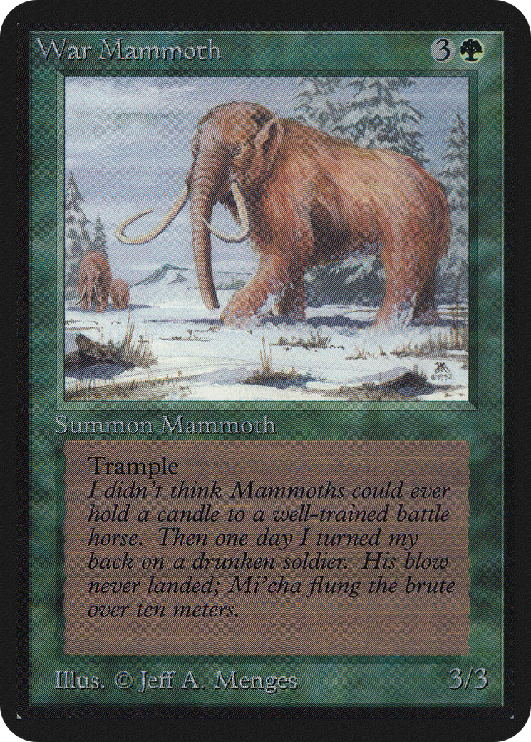 War Mammoth (LEA-)  - Limited Edition Alpha