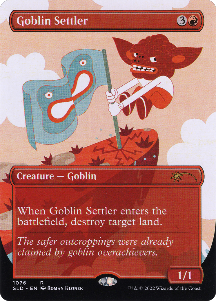 Goblin Settler (SLD-1076)  - Secret Lair Drop (Borderless)