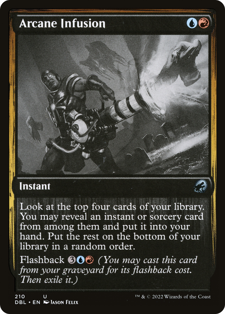Arcane Infusion (DBL-210)  Foil - Innistrad: Double Feature