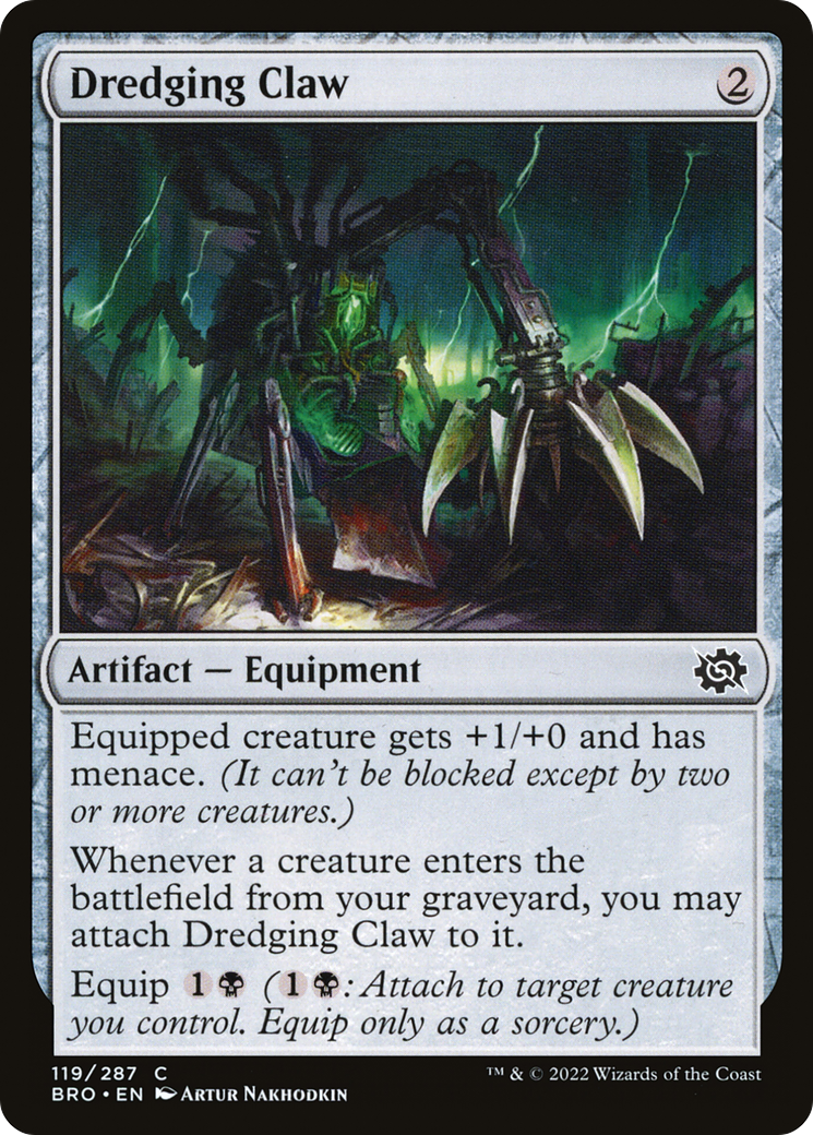 Dredging Claw (BRO-119)  Foil - The Brothers' War