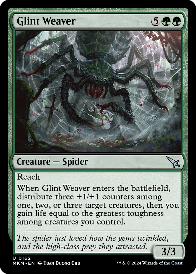 Glint Weaver (MKM-162)  Foil - Murders at Karlov Manor