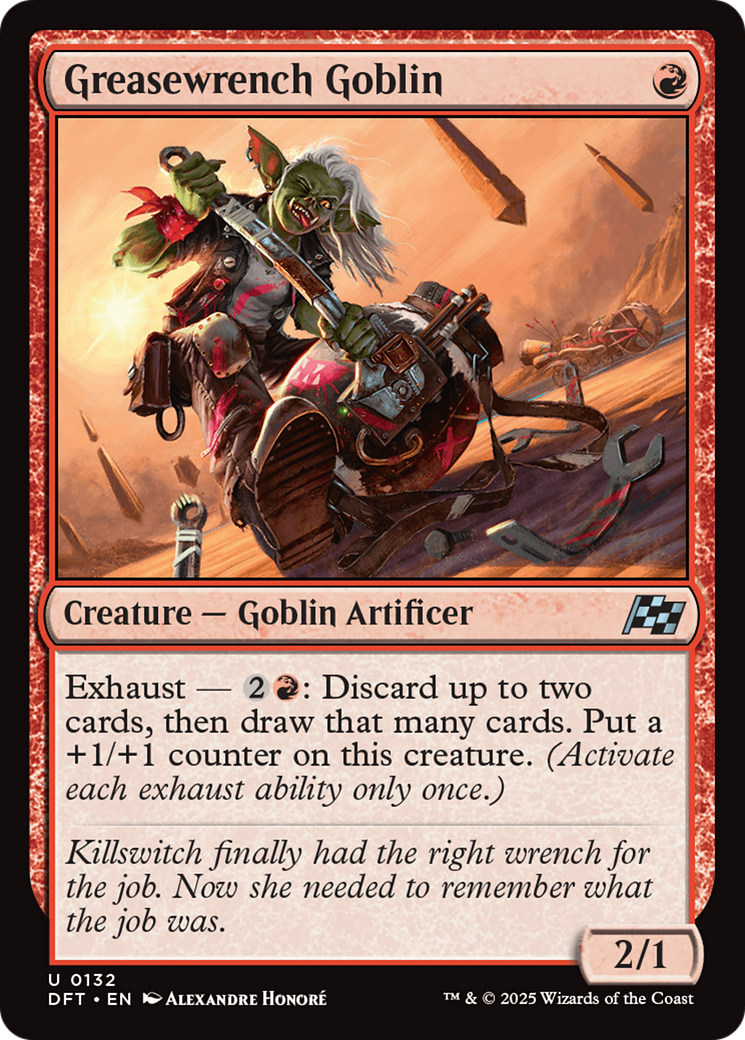 Greasewrench Goblin (DFT-132)  Foil - Aetherdrift