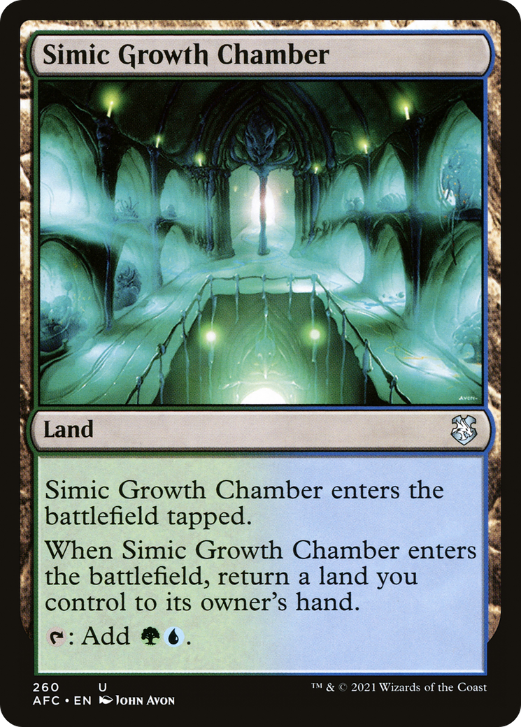 Simic Growth Chamber (AFC-260)  - Forgotten Realms Commander