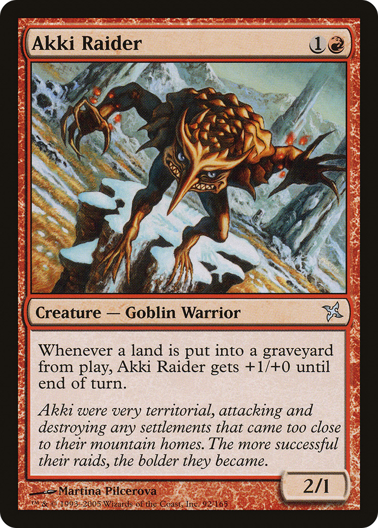 Akki Raider (BOK-092)  Foil - Betrayers of Kamigawa