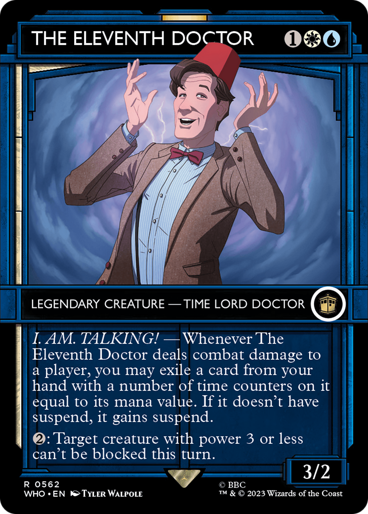 The Eleventh Doctor (Showcase) (WHO-562)  Foil - Doctor Who: (Showcase) (Borderless)