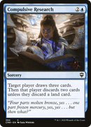 Compulsive Research (CMR-394)  - Commander Legends