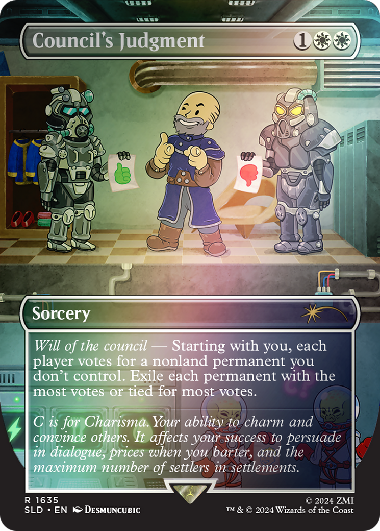 Council's Judgment (Rainbow Foil) (SLD-1635)  Foil - Secret Lair Drop (Borderless)