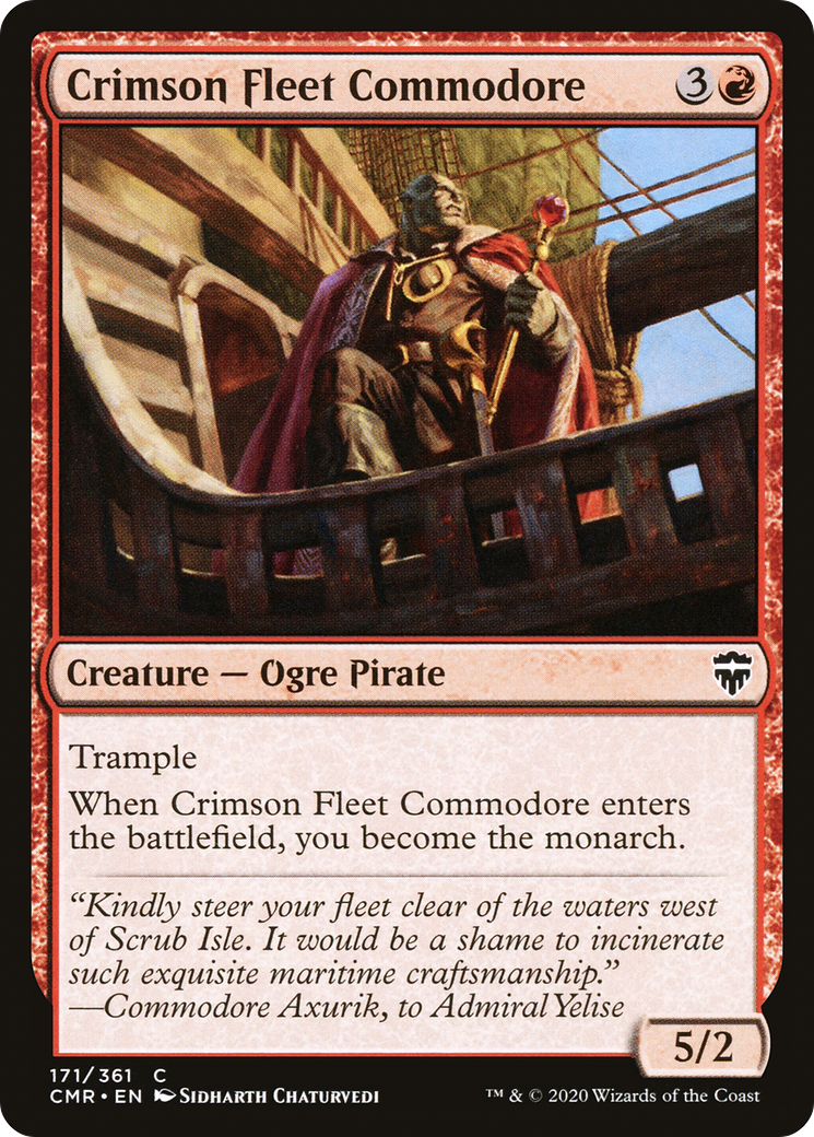 Crimson Fleet Commodore (CMR-171)  - Commander Legends