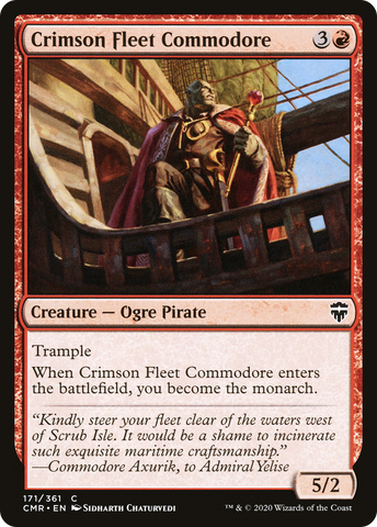 Crimson Fleet Commodore (CMR-171)  - Commander Legends