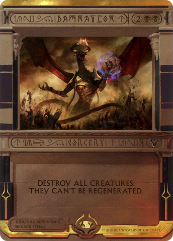 Damnation (MPS2-039)  Foil - Amonkhet Invocations (Borderless)