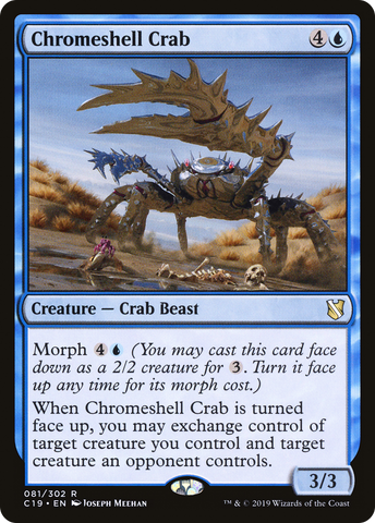 Chromeshell Crab (C19-081)  - Commander 2019