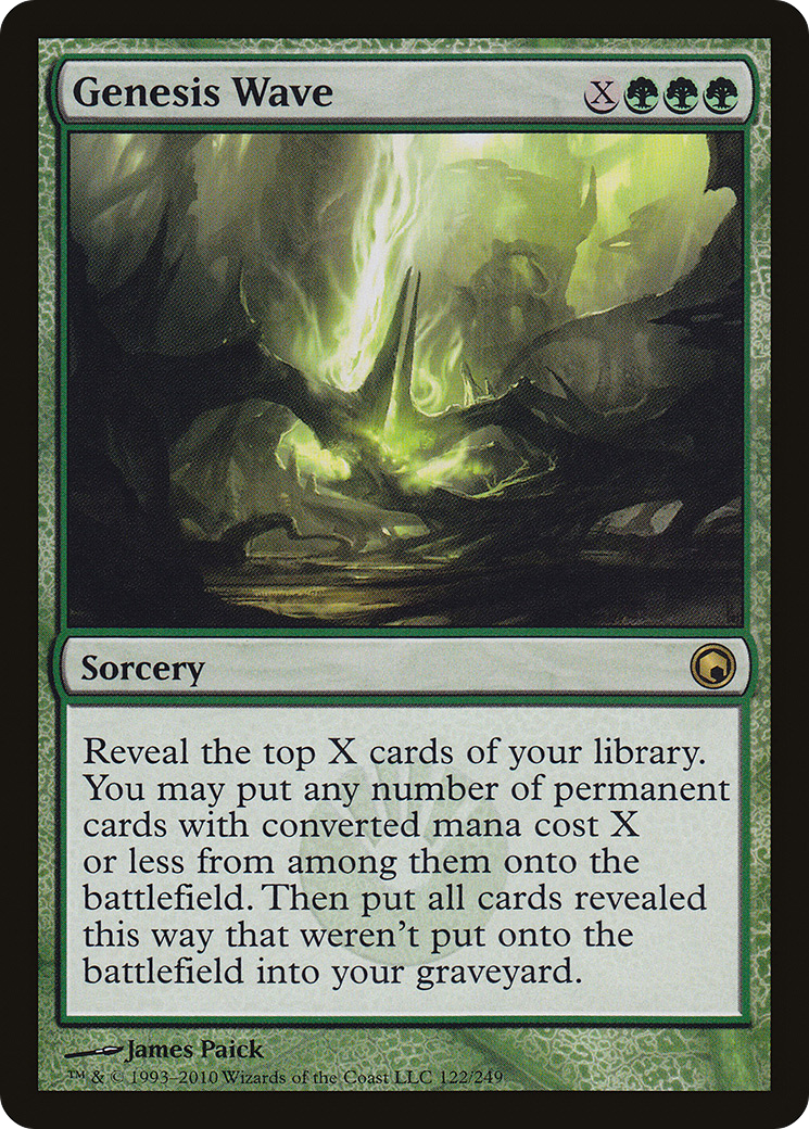 Genesis Wave (SOM-122)  Foil - Scars of Mirrodin