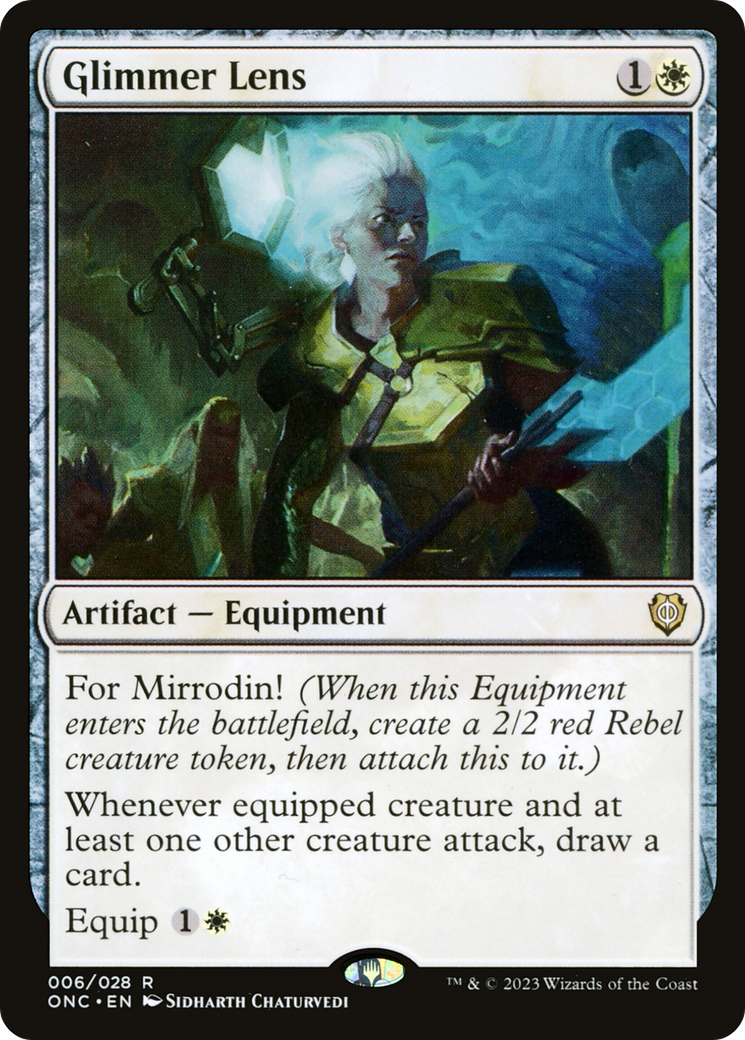 Glimmer Lens (ONC-006)  - Phyrexia: All Will Be One Commander