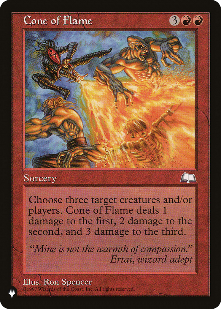 Cone of Flame (LIST-WTH-95)  - The List