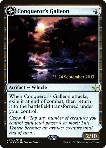 Conqueror's Galleon (PRE-234)  Foil - Ixalan Promos: (compasslanddfc)