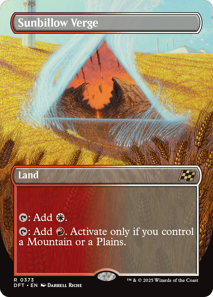 Sunbillow Verge (Borderless) (DFT-373)  - Aetherdrift
