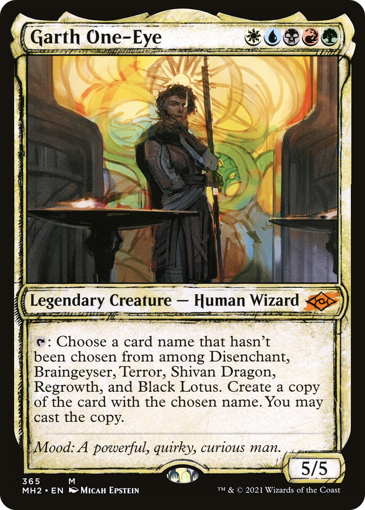 Garth One-Eye (Showcase) (MH2-365)  Foil - Modern Horizons 2: (Showcase)