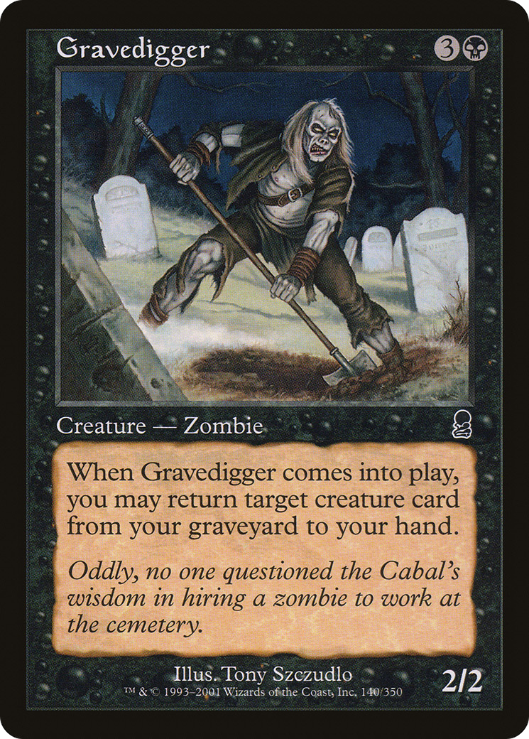 Gravedigger (ODY-140)  Foil - Odyssey