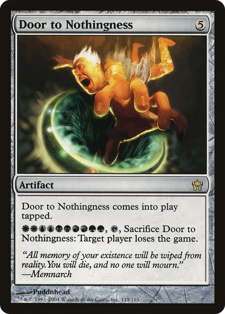 Door to Nothingness (5DN-115)  - Fifth Dawn