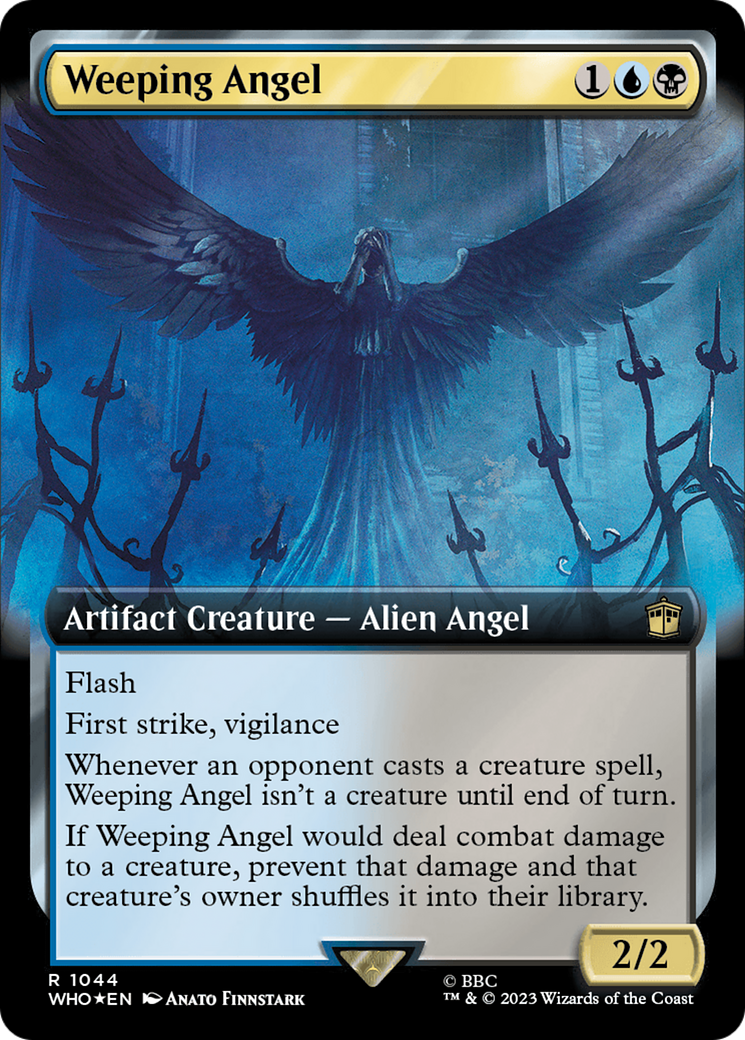 Weeping Angel (Extended Art) (Surge Foil) (WHO-1044)  Foil - Doctor Who: (Extended Art)