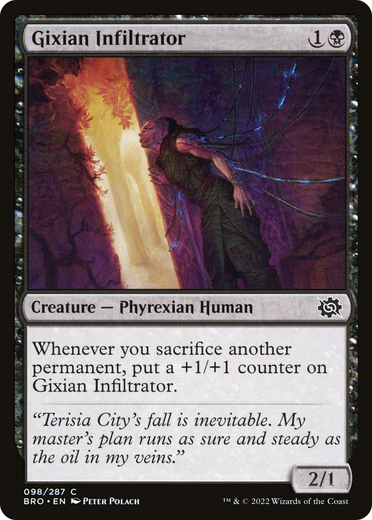 Gixian Infiltrator (BRO-098)  Foil - The Brothers' War