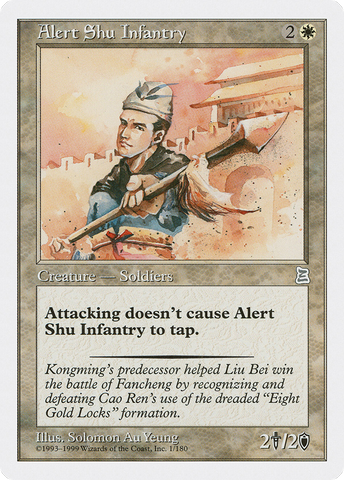 Alert Shu Infantry (PTK-001)  - Portal Three Kingdoms