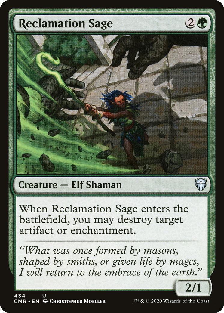 Reclamation Sage (434) (CMR-434)  - Commander Legends