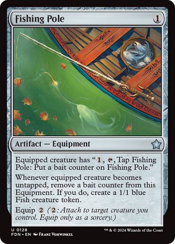 Fishing Pole (FDN-128)  Foil - Foundations
