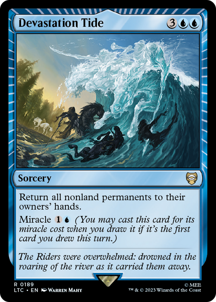 Devastation Tide (LTC-189)  - Tales of Middle-earth Commander: (miracle)