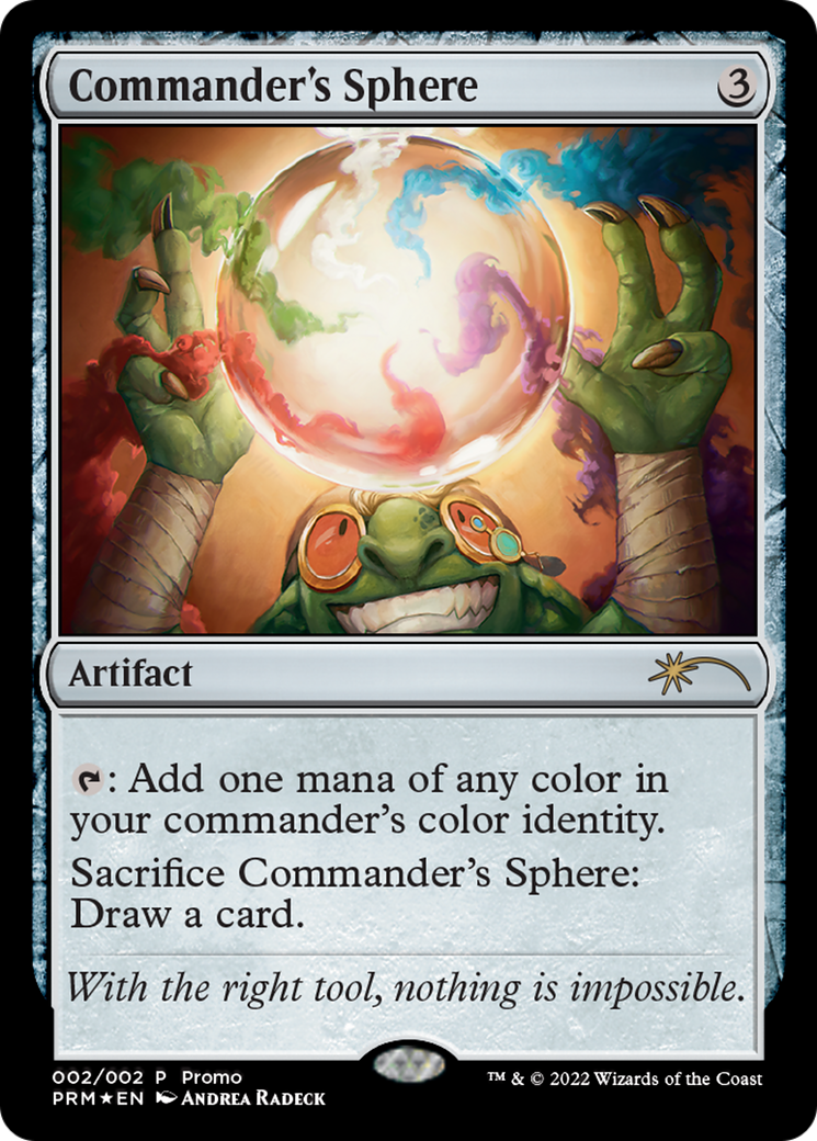 Commander's Sphere (WPN-002)  Foil - Wizards Play Network 2024