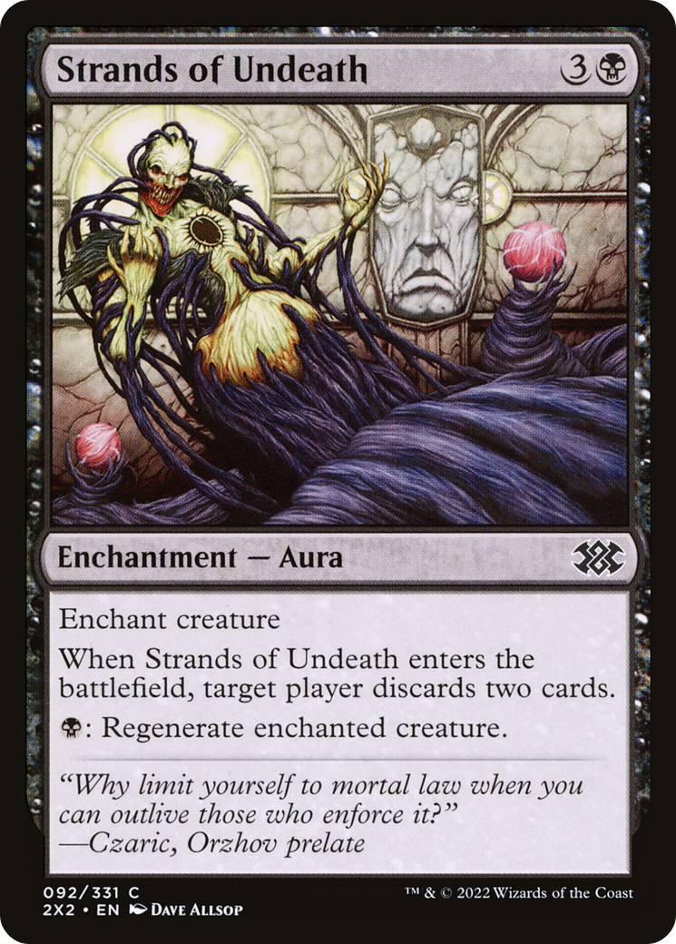 Strands of Undeath (2X2-092)  Foil - Double Masters 2022