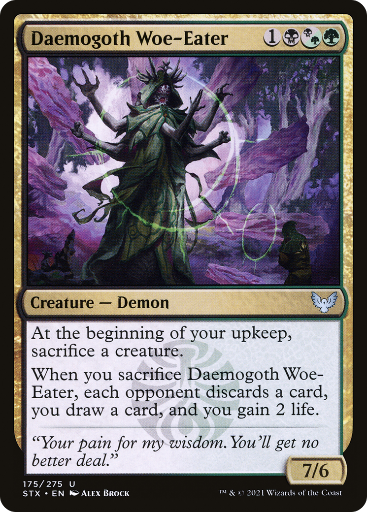 Daemogoth Woe-Eater (STX-175)  Foil - Strixhaven: School of Mages
