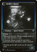 Overwhelmed Archivist (DBL-068)  - Innistrad: Double Feature: (Double Faced Transform)