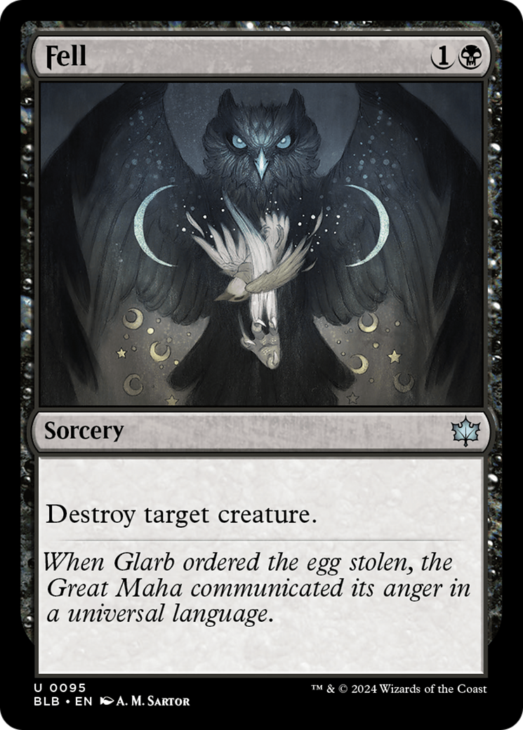 Fell (BLB-095)  Foil - Bloomburrow
