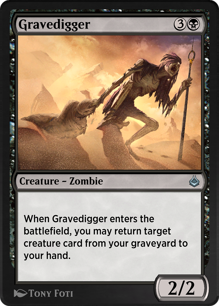 Gravedigger (AKR-107)  - Amonkhet Remastered