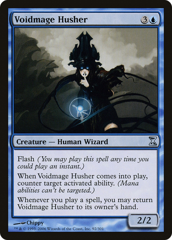 Voidmage Husher (TSP-092)  Foil - Time Spiral