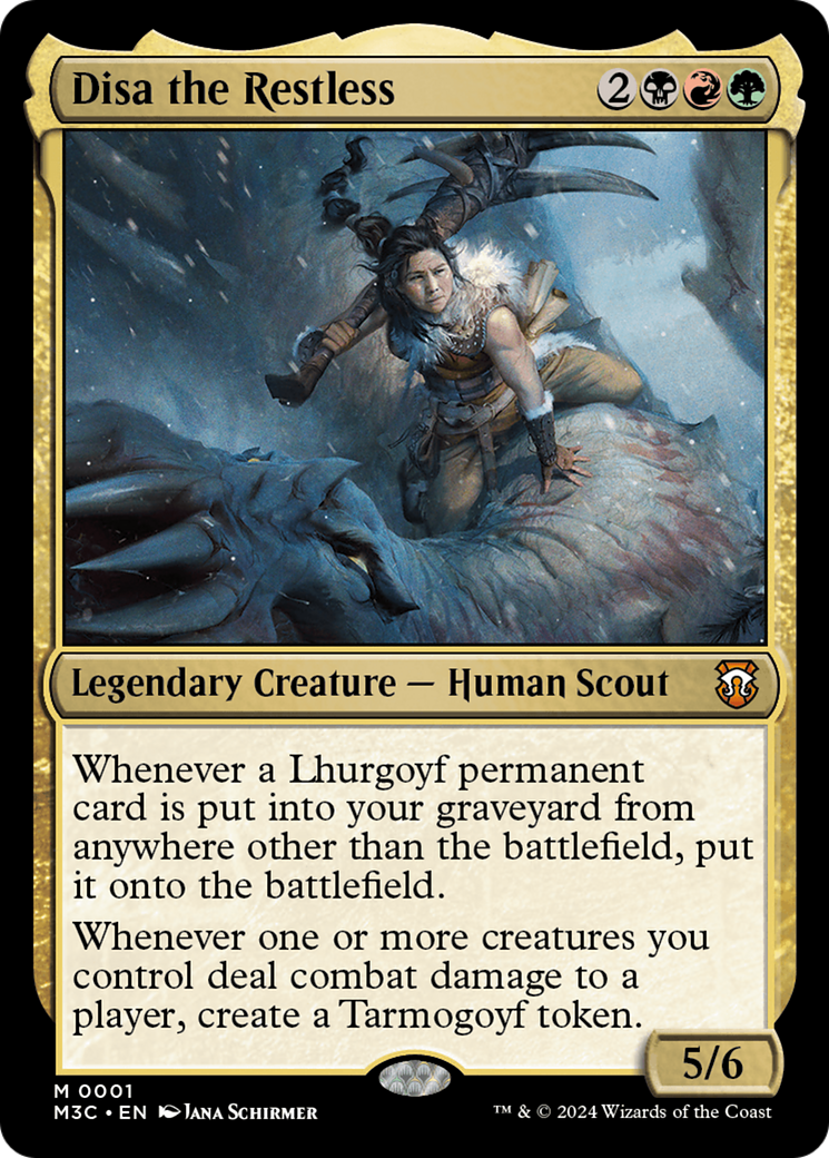 Disa the Restless (M3C-001)  Foil - Modern Horizons 3 Commander