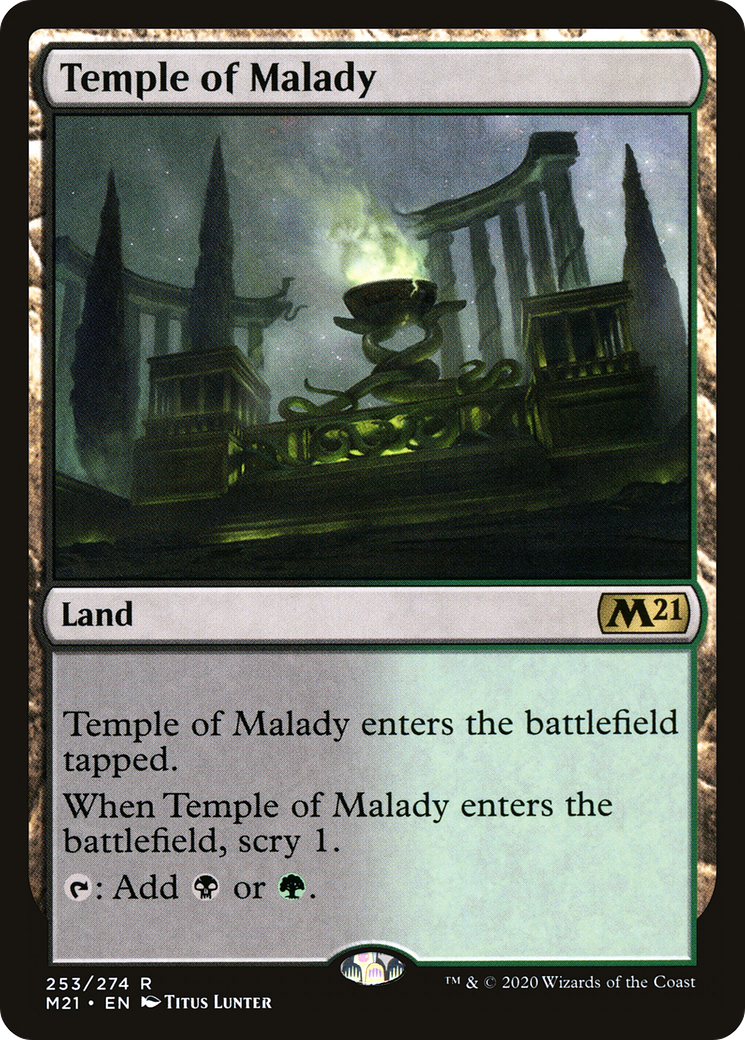 Temple of Malady (M21-253)  - Core Set 2021