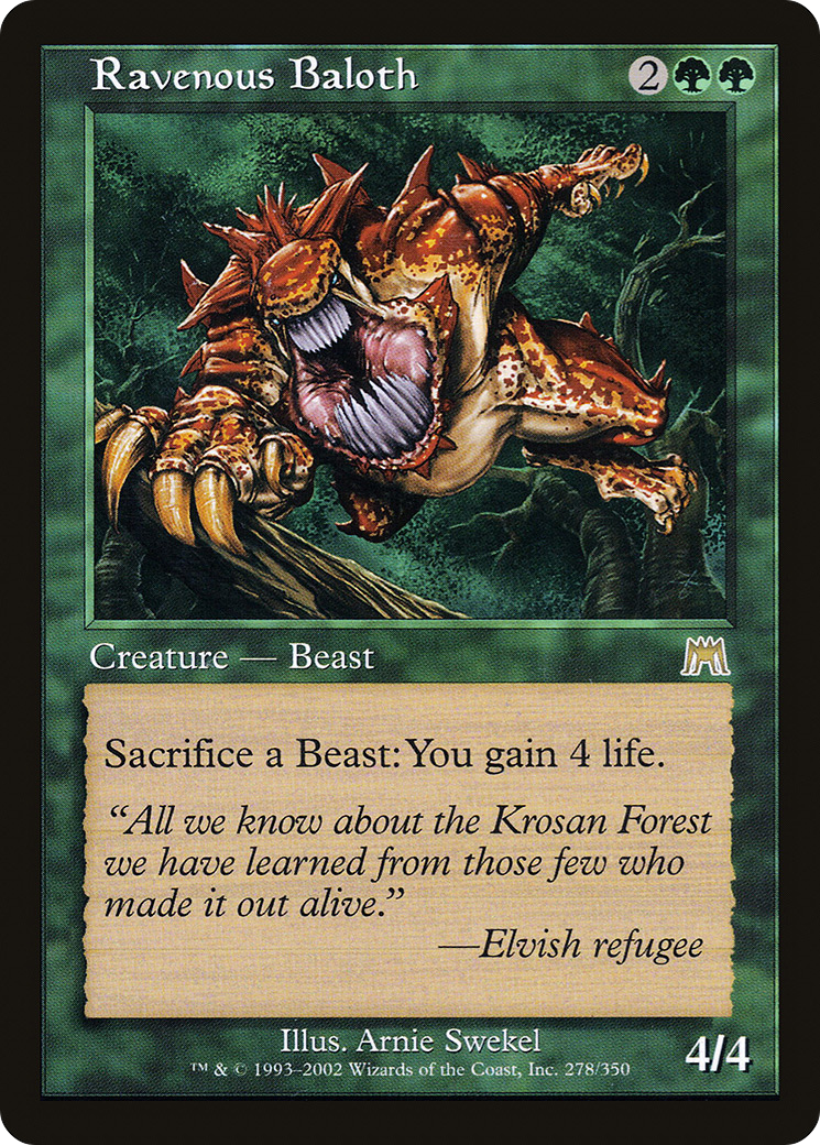 Ravenous Baloth (ONS-278)  Foil - Onslaught