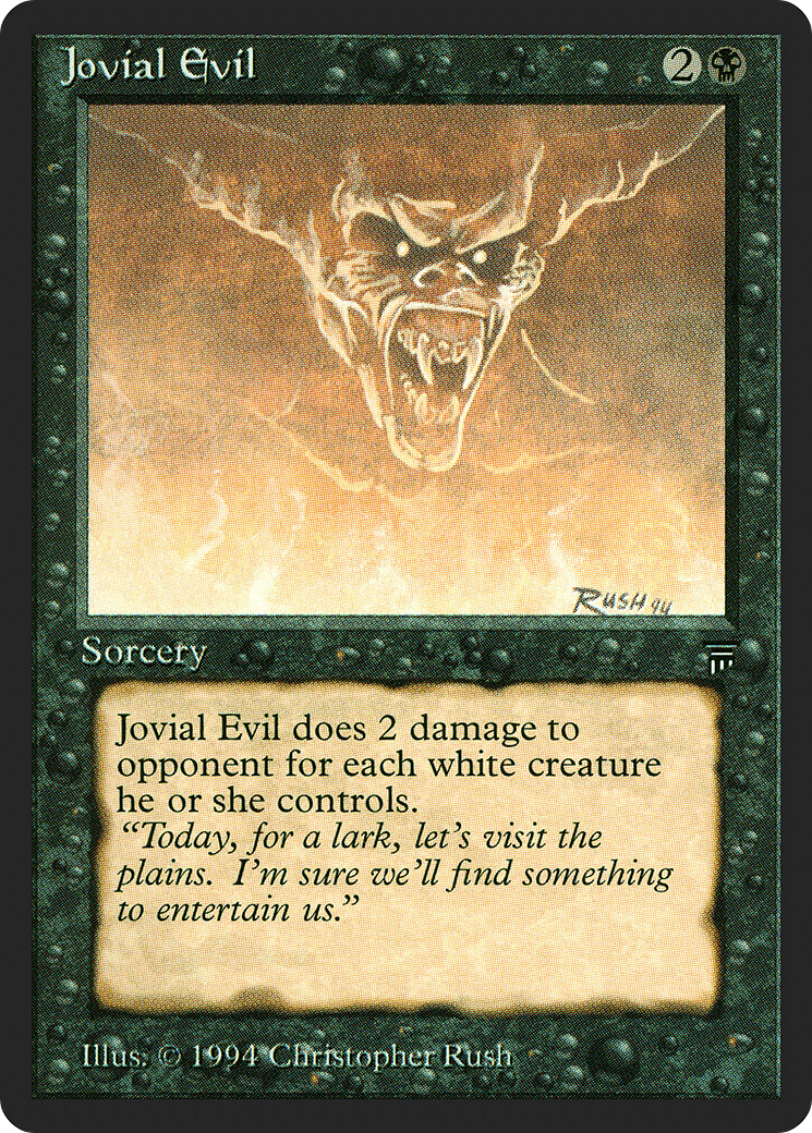 Jovial Evil (LEG-)  - Legends