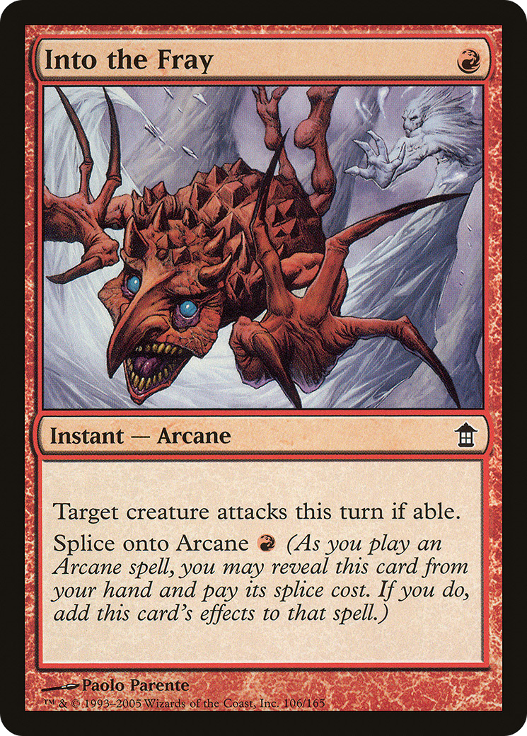 Into the Fray (SOK-106)  Foil - Saviors of Kamigawa