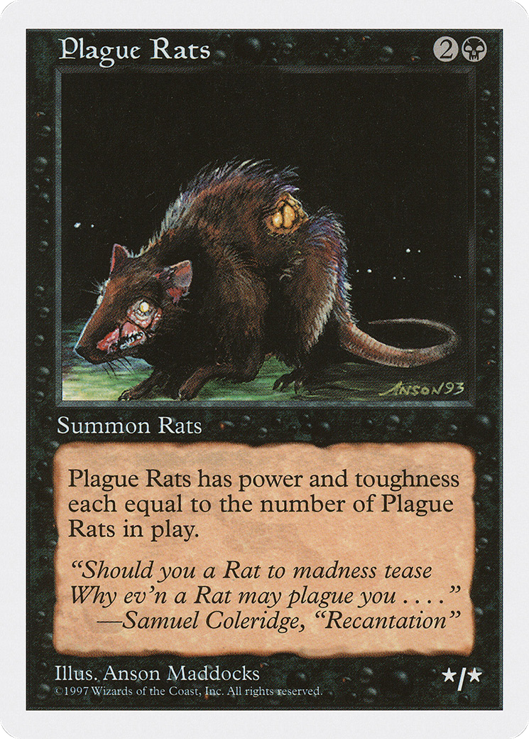 Plague Rats (5ED-)  - Fifth Edition
