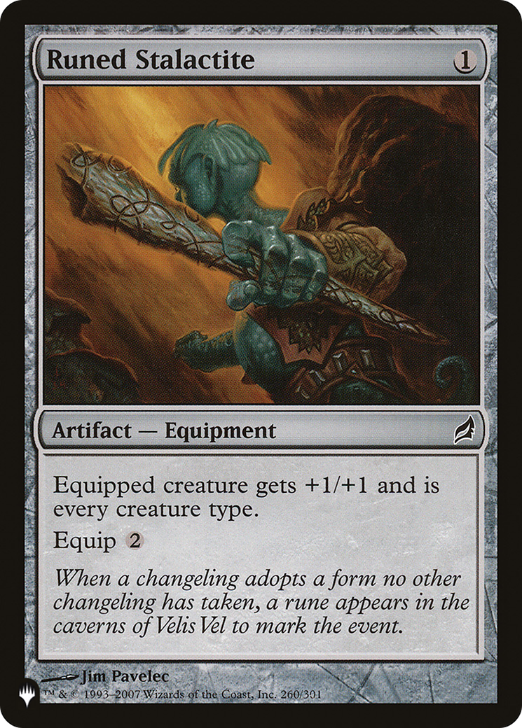 Runed Stalactite (LIST-LRW-260)  - The List