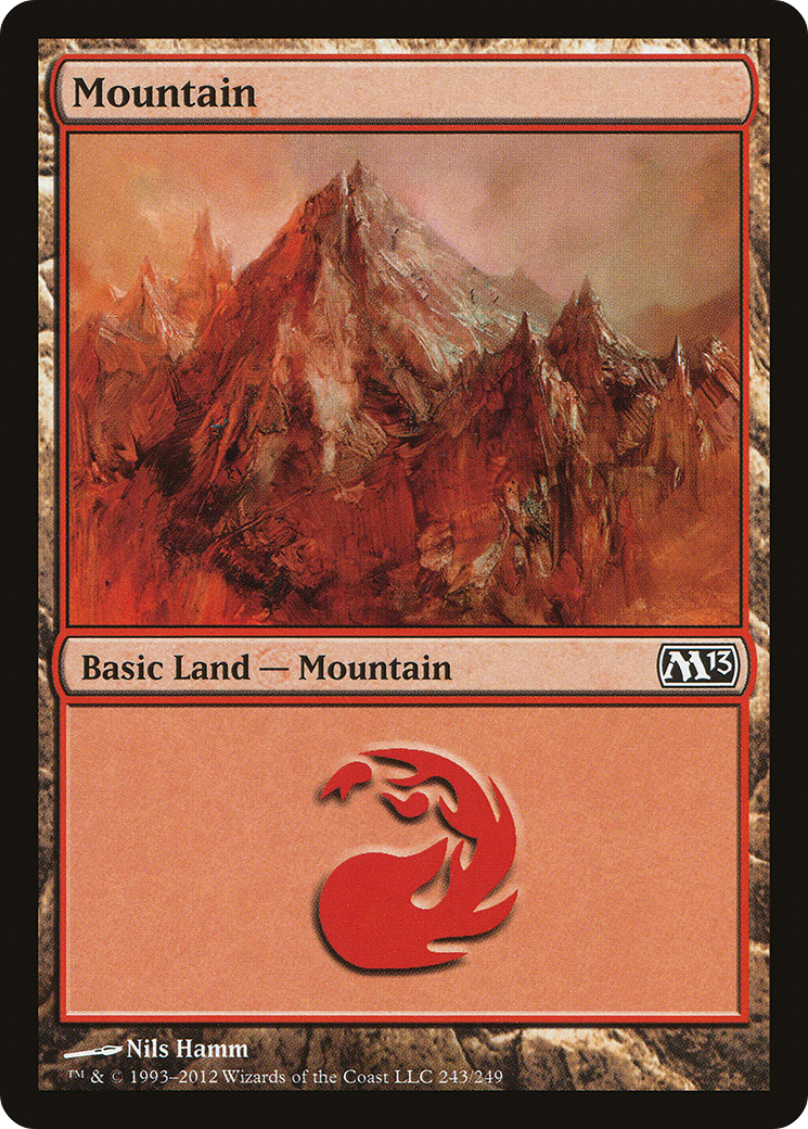 Mountain (243) (M13-243)  Foil - Magic 2013