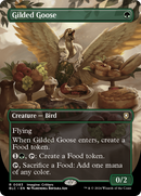 Gilded Goose (Borderless) (BLC-083)  - Bloomburrow Commander
