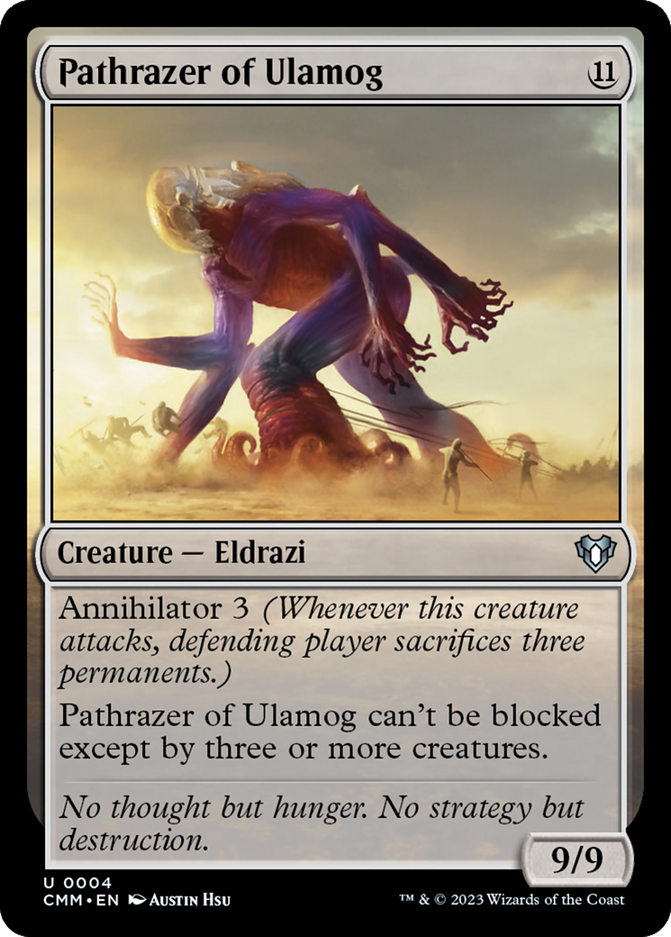 Pathrazer of Ulamog (CMM-004)  Foil - Commander Masters