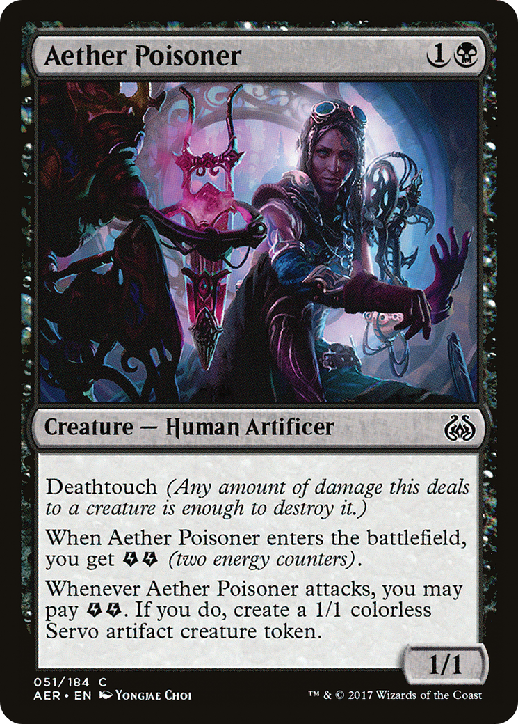 Aether Poisoner (AER-051)  Foil - Aether Revolt