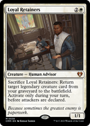 Loyal Retainers (CMM-039)  Foil - Commander Masters