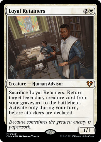 Loyal Retainers (CMM-039)  - Commander Masters