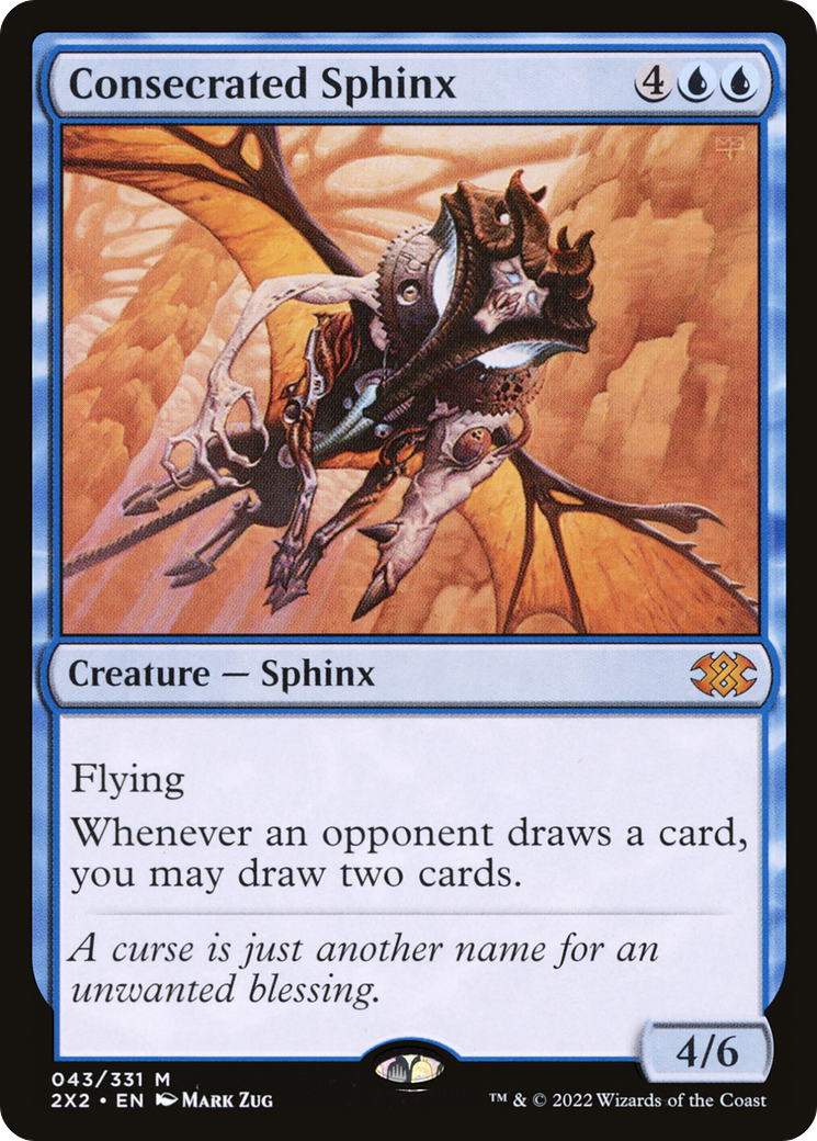 Consecrated Sphinx (2X2-043)  Foil - Double Masters 2022
